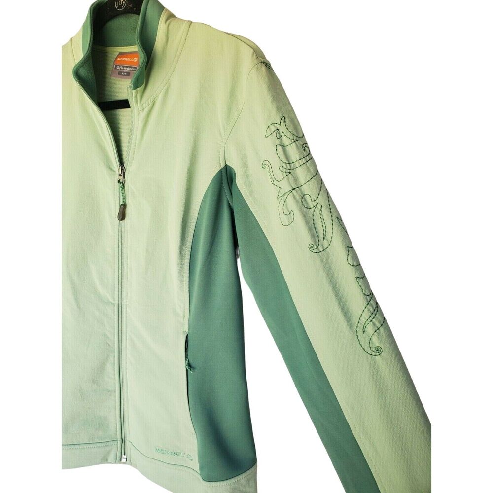 Merrell Jacket Medium Womens Green Aeroblock Zip … - image 3